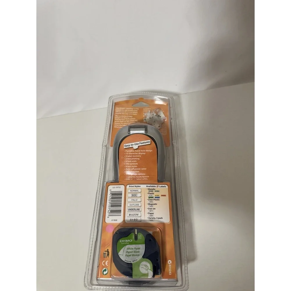Dymo LetraTag Personal Label Maker Lt-100h N15243